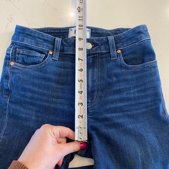 Paige Colette Crop Flare Jeans in Mai Tai size 24 - Picture 10 of 12